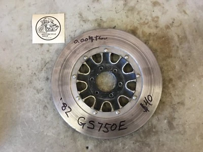 Suzuki GS750E 1982 placa de freno Foto 1 de 4