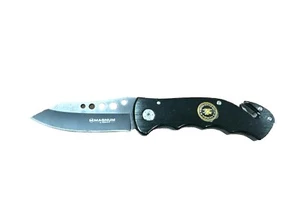 Boker Magnum United States Navy Seals Tactical Rescue Knife W/ Belt Cutter - Picture 1 of 5