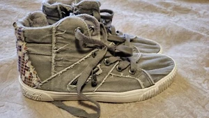 Blowfish Niñas Gris Alto Cremallera Encaje Talla 7 Usado Look Plano - Imagen 1 de 23