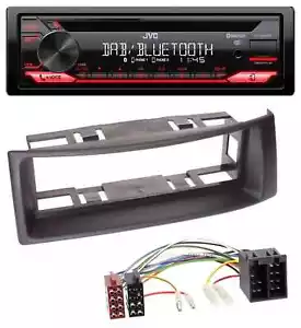 JVC CD DAB USB Bluetooth MP3 Autoradio für Renault Megane Scenic bis 03 schwarz - Bild 1 von 7