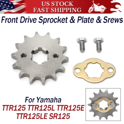 For Yamaha Front Drive Sprocket Tooth TTR125 2000-2018 TTR125L TTR 125 L EL 14T - Image 1 of 4