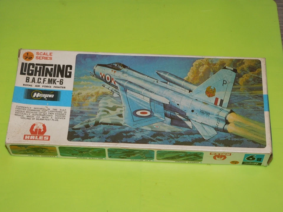 Modello - Lightning B.A.C.F MK 6 - Royal Air Force - 1/72 - Hasegawa - Hales - Immagine 1 di 1