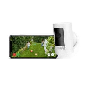 RING Außenkamera Akku WLAN HD Überwachungskamera Außen Kamera Stick Up Cam NEU - Bild 1 von 6