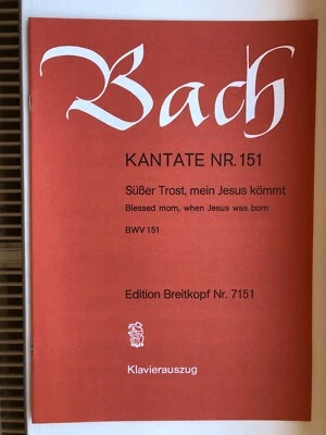 JS Bach: Cantata BWV 151 - Süßer Trost, mein Jesus kömmt - Image 1 of 3