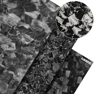 ARRIS Forged Carbon Fiber Sheet 100x250 200X300 240X240 3K Chopped Carbon Fibre - Picture 1 of 26