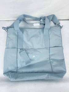 ADIDAS 3 STRIPES TOTE BAG POWDER BLUE BAG - BRAND NEW - Picture 1 of 7