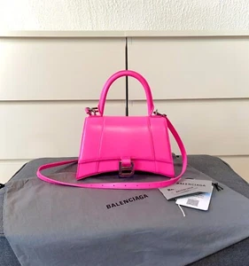 Original Balenciaga Tasche Hourglass bag S neon fluo pink neu ungetragen - Bild 1 von 14