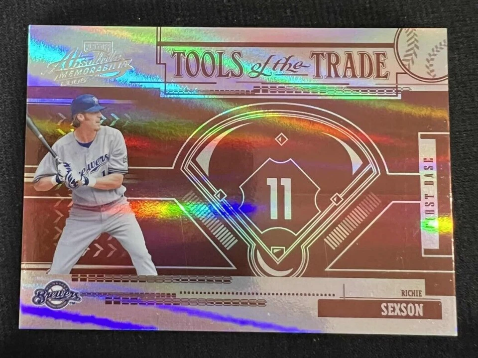 RICHIE SEXSON 2005 Absolute Memorabilia Tools of the Trade Spectrum Red #11/50 - Image 1 of 1