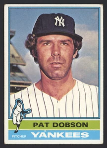 1976 Topps #296 Pat Dobson Yankees - Picture 1 of 24