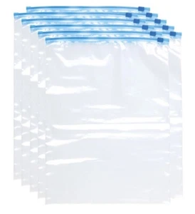 20 Beutel 24 x 17,5 cm 1 Liter mit Reißverschluss. Gefrieren / Aufbewahrung - Bild 1 von 5