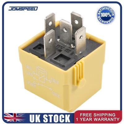 5-Pin 12V Yellow Relay A0025421419 For Mercedes A E C M S R Class 4RA007794-00 - Image 1 of 4