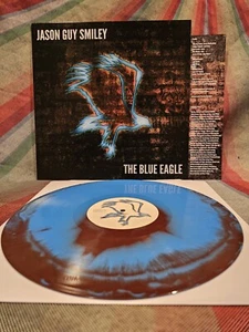 Jason Guy Smiley The Blue Eagle Cyan/Brown Haze Vinyl Record LP - Picture 1 of 7