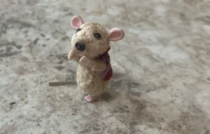OOAK artisan dollhouse cute Mouse 1:12 from estate - Picture 1 of 7