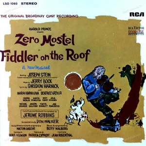 Original Broadway Cast - Zero Mostel In Fiddler On The Roof LP ' - Picture 1 of 1