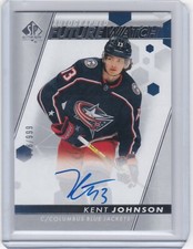 2022/23 SP Authentic Kent Johnson Future Watch Autograph Card #968/999