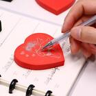 Cute Die-Cut Heart Shaped Sticky Notes, Red, 100 Sheets Per Pack, Pack of 1 (...