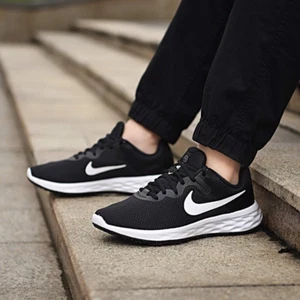 ✅Nike Revolution 6 NN Black White Grey US10.5-13 Mens Shoes 🚚FREE SHIPPING🚚✅ - Picture 1 of 5