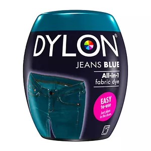 DYLON Textilfarbe Jeans Blau Farbe & Fixierer für 600g Stoff fabric dye blue - Bild 1 von 1