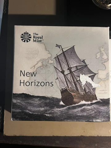 2020 Uk f2 Silver Proof Coin    The 400 Anniversary Voyage of the Mayflower Cover
