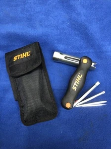 NEW Genuine STIHL Multi-Function Tool 13mm-19mm Plug Wrench 0000-881-5501 OEM - Picture 1 of 3