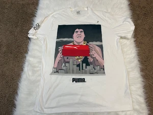 Andre The Giant Puma WWE Graphic White Men's Size 2XL T-Shirt - Picture 1 of 5
