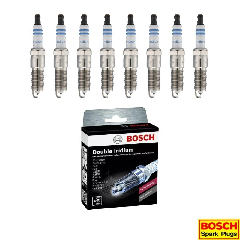 Nuevo Juego de 8 Bujías Doble Iridio BOSCH para 300/Cargador Magnum/Comandante Foto 1 de 4