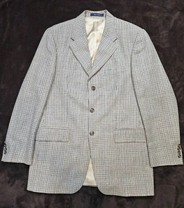 VINTAGE CHAPS RALPH LAUREN Men's 40T Silk Wool Blazer Sport Coat Suit Jacket - Picture 1 of 11