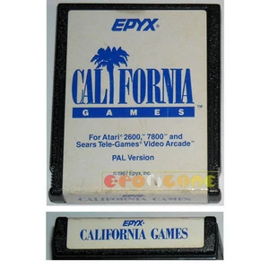 CALIFORNIA GAMES Atari Vcs 2600 »»»»» CARTUCCIA - Foto 1 di 1