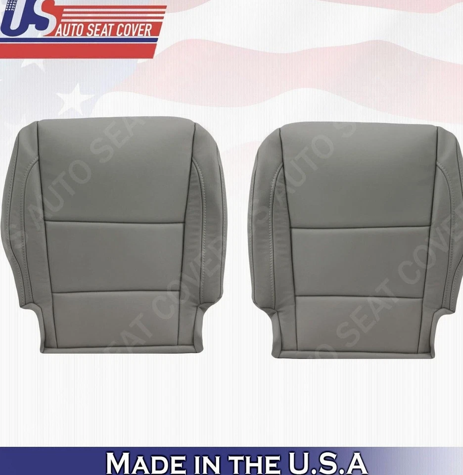 Capas de assento de couro cinza parte inferior lateral do passageiro e unidade MDX para Acura MDX de 2018 2019 - Imagem 1 de 4