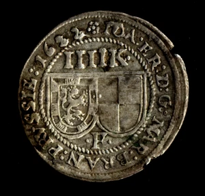 Batzen 4 cruisers 1622 Fürth * Margrave Schaft Brandenburg-Ansbach Joachim Ernst - Picture 1 of 4