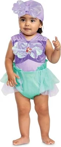 The Little Mermaid Infant/Toddler Posh Disney Ariel Halloween Costume - Picture 1 of 4