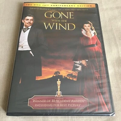 Gone With the Wind (2-disc, DVD) Special Ed 70th David O. Selznick Mitchell NEW - Image 1 of 2