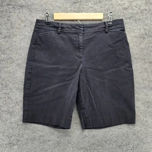 Talbots Shorts Womens 8 Petite Perfect Chino Black - Picture 1 of 7