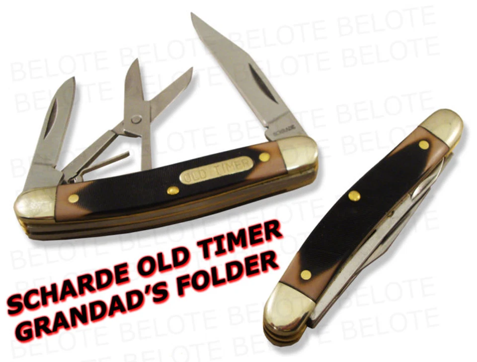Schrade Old Timer DELRIN Grandad's Pocket Knife 106OT - Image 1 of 1