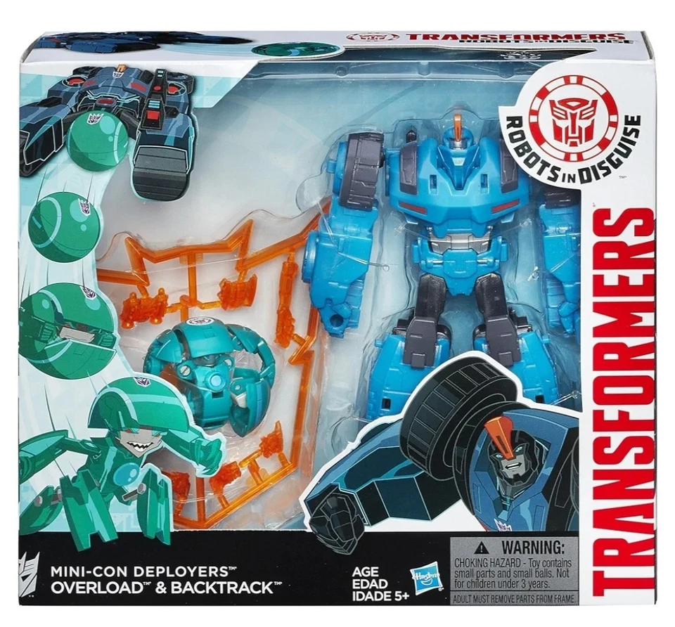 Transformers Mini Con Depolyers Overload and Backtracke Figure - Image 1 of 1