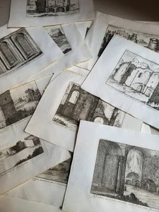 Niccolo MOGALLI (1723-c.1767) - Ruines romaines - Collection de 15 estampes - Imagen 1 de 20