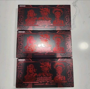 3x Yu-Gi-Oh YGO 2025 Legendary 5D's Decks Box Set FACTORY SEALED PREORDER! - Picture 1 of 2