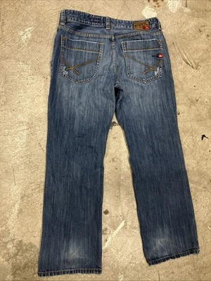 🔥Vintage QuikJean Y2K Straight Leg Skater Jeans Sz34x29 Cotton - Image 1 of 4