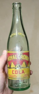BRUNSWICK GA RC ROYAL CROWN SODA BOTTLE 12 OZ ACL PYRAMID SCARCE - Picture 1 of 8