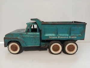 Vintage Structo Hydraulic Dumper Dump Truck Pressed Steel Works Antique Toys - Picture 1 of 18