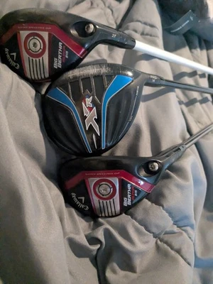 Bonito juego de madera Callaway derecha.Juego híbrido grande bertha alpha 815.xr16 pro 3 madera.X Foto 1 de 4