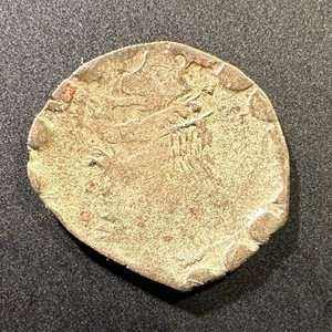 1700er Schweizer Kantone St. Gallen Uniface Billon Pfennig Bär sehr kleine Münze - Bild 1 von 2