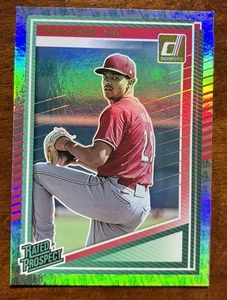 Chase Burns RC 2025 Donruss Rated Prospects LIBERTY PARALLEL #146 Reds ROOKIE - Picture 1 of 2