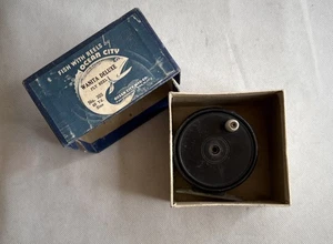 Carrete de pesca con mosca Ocean City Wanita Deluxe No.305 de colección con caja pescador de EE. UU. - Imagen 1 de 7