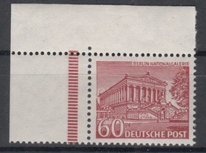60 Pf Buildings Mi 54 ** Corner 1 Philatelic View Luxury! - Picture 1 of 1