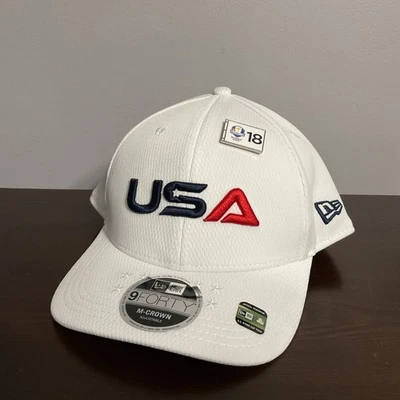 Equipo USA Ryder Cup 2025 New Era Corona M Ajustable SnapBack Gorra Sombrero OSFM Foto 1 de 4