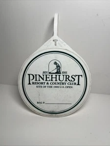 PINEHURST RESORT & COUNTRY CLUB - PINEHURST, NC - PGA GOLF BAG TAG VINTAGE - Picture 1 of 2