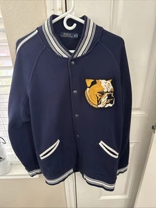 Vintage POLO RALPH LAURENT STADIUM BULLDOGS Varsity Jacket Size Xl - Picture 1 of 10