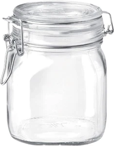 SYNCHKG009319 B0727PL21D Fido Glass Canning Jar Italian.75, Clear - Picture 1 of 7