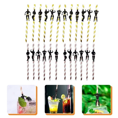24pcs Bachelor Stripper Dancing Men Party Drinks - Image 1 of 4